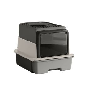 Only Self Pickup---Three-compartment Cat Litter Box