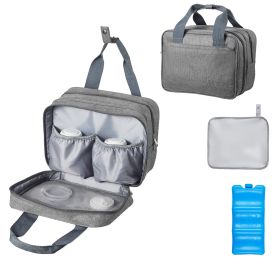 Wearable Breast Pump Bag, Breast Feeding Bag with Ice Pack, Fits for M5/M6, Pumping Accessories & Breastmilk Storage