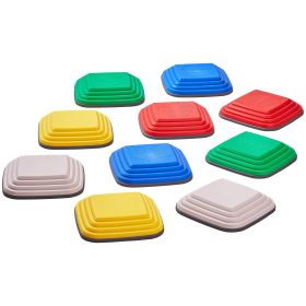 Balance Stepping Stones for Kids, 10 PCS, Up to 220 lbs, Non-Slip Toddlers Sensory Stepping Stones