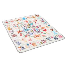Baby Play Mat, 59"x71" Baby Crawling Mat, Non-Slip One-Piece Thickened Soft Baby Playmat, Foldable Rollable Floor Mat