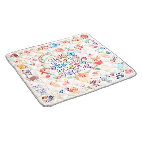 Baby Play Mat, 50"x50" Baby Crawling Mat, Non-Slip One-Piece Thickened Soft Baby Playmat, Foldable Rollable Floor Mat, Waterproof Activity Playmats