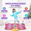 Dance Mat, 9-Button Dance Mixer Rhythm Step Play Mat, Electronic Dance Pad with 3 Game Modes, Adjustable Volume, Built-in Music, 8 Challenge Levels