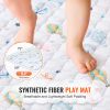 Baby Play Mat, 59"x79" Baby Crawling Mat, Non-Slip One-Piece Soft Baby Playmat, Foldable Floor Mat, Waterproof Activity Playmats for Babies,Toddlers