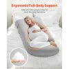 Pregnancy Pillow, G-Shaped Maternity Pillow for Sleeping, Full-Body Support Pillow with Removable & Washable Cover