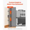 Retractable Baby Gate, Extends to 56.3 inch Wide, 31.3 inch Tall, with Security Lock, Easy to Use, Walk Through Without Tripping