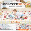 Baby Play Mat, 59"x71" Baby Crawling Mat, Non-Slip One-Piece Thickened Soft Baby Playmat, Foldable Rollable Floor Mat