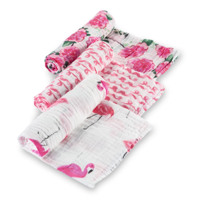 Let's Flamingle - Swaddle Set