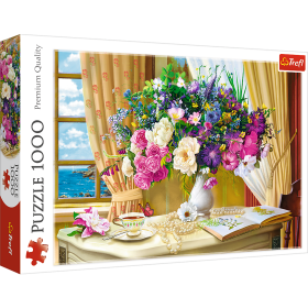 Jigsaw Puzzles - "1000" - Flowers in the morning