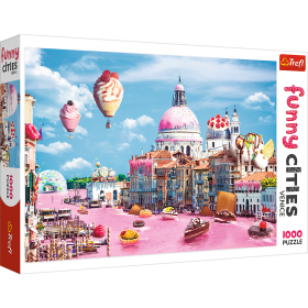 Jigsaw Puzzles - "1000 Funny Cities" - Sweets in Venice