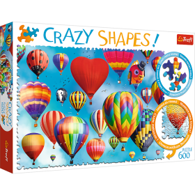 Jigsaw Puzzles - "600 Crazy Shapes" - Colourful balloons