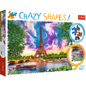 Jigsaw Puzzles - "600 Crazy Shapes" - Sky over Paris
