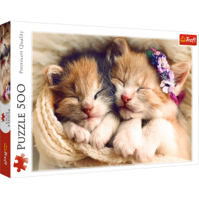 Jigsaw Puzzles - "500" - Sleeping kittens / 500 px
