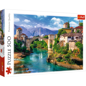 Jigsaw Puzzles - "500" - Old Bridge in Mostar, Bosnia and Herzegovina