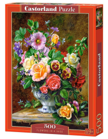 Flowers in a Vase, 500 Piece Jigsaw Puzzle