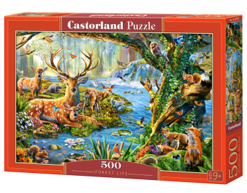 Forest Life, 500 Piece Jigsaw Puzzle