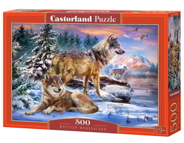 Wolfish Wonderland, 500 Piece Jigsaw Puzzle
