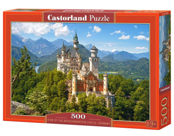 View of the Neuschwanstein Castle, Germany, 500 Piece Jigsaw Puzzle