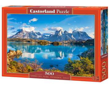 Torres Del Paine, Patagonia, Chile, 500 Piece Jigsaw Puzzle