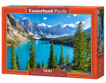Spring at Moraine Lake, Canada, 500 Piece Jigsaw Puzzle