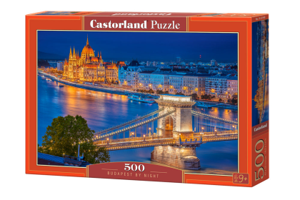 Budapest by Night, 500 Piece Jigsaw Puzzle