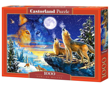Howling Wolves, 1000 Piece Jigsaw Puzzle