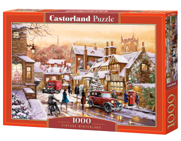 Vintage Winterland, 1000 Piece Jigsaw Puzzle