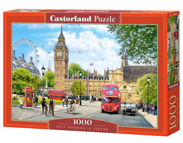 Busy Morning in London, 1000 Piece Jigsaw Puzzle