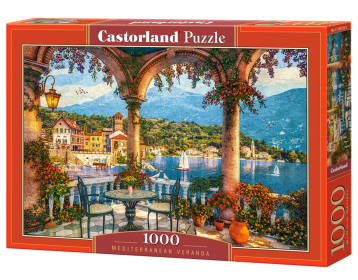Mediterranean Veranda, 1000 Piece Jigsaw Puzzle
