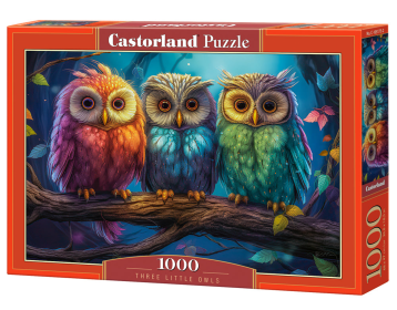 Three Little Owls, 1000 Piece Jigsaw Puzzle