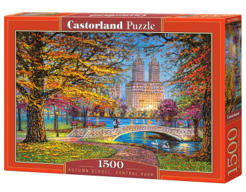Autumn Stroll, Central Park, 1500 Piece Jigsaw Puzzle