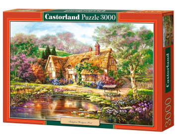 Twilight at Woodgreen Pond, 3000 Piece Jigsaw Puzzle