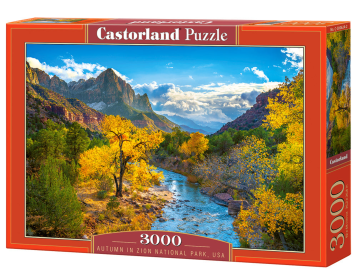 Autumn in Zion National Park, USA, 3000 Piece Jigsaw Puzzle