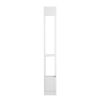 Dog Door for Sliding Glass Door, 75 7/8"-80 11/16" Adjustable Height Doggy Door for Sliding Doors
