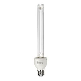 UV Light Bulb, 2 Pack, 25W Replacement Ultraviolet UVC Lamp with Ozone, 253.7 nm + 185 nm Wavelength UVO Light Bulb, E27 Universal