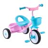 Toddler Tricycle for 2-5 Year Old, Kids Trike with Adjustable Seat, Storage Basket, Carbon Steel Frame, Handlebar Grips for Outdoor Play