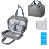 Wearable Breast Pump Bag, Breast Feeding Bag with Ice Pack, Fits for M5/M6, Pumping Accessories & Breastmilk Storage