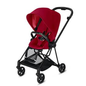 CYBEX Mios 3-in-1 Travel System Matte with Black Details Baby Stroller – True Red