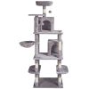 Cat Tree for Indoor Cats, 68.5" Cat Tower with 2 Cat Condos, Sisal Scratching Post, Hammock, Top Perch, Jumping Platforms