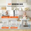 Baby Activity Center, Interactive Play Center, 360° Rotating Seat & Adjustable Height, Toddler Jumper Bouncer & Play Table with Developmental Toys