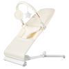 Baby Bouncer, Folding Bouncer Seat for Babies 0-9 Months, Newborn Bouncer Chair with 2 Reclining Angles & Rotatable Toy Bar