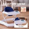 Baby Walker, Foldable Baby Walkers with 3-Level Adjustable Height, Rolling Toddler Walker and Activity Center with Wheels & Feeding Tray