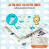 Baby Play Mat, 71"x79" Extra Large Baby Crawling Mat, Non-Slip One-Piece Foam Baby Playmat, Foldable Reversible Floor Mat with Travel Bag