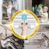Child Safety Cabinet Locks for Babies (2 Pack) Child Proof Latches for Cabinets and Drawers Doors, Baby Proofing Cabinet Strap Locks for Cupboards