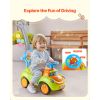 Ride On Push Car, Push Car for Toddler 19 to 36 Months, Around Buggy with Guardrails, Handle & Under-seat Storage, 55 lbs Load Capacity