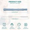Teething Straws for Babies – 6-Pack 17cm Hollow Chew Tubes with Toothbrush Texture – Soft Silicone Teether Toys for Gum Relief – Neutral Colors