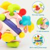 6-in-1 Baby Teething Toys – Rattle, Spinner & Pull Teether Ball – BPA-Free, Boiling Safe, Baby Shower Gift – Planet Edition