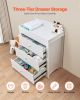 Changing Table Dresser, Baby Diaper Change Station with 3 Drawers
