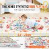 Baby Play Mat, 50"x50" Baby Crawling Mat, Non-Slip One-Piece Thickened Soft Baby Playmat, Foldable Rollable Floor Mat, Waterproof Activity Playmats