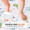Baby Play Mat, 50"x50" Baby Crawling Mat, Non-Slip One-Piece Soft Baby Playmat, Foldable Floor Mat, Waterproof Activity Playmats for Babies,Toddlers