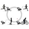 CYBEX ZENO Multisport Running Trailer Frame in Black